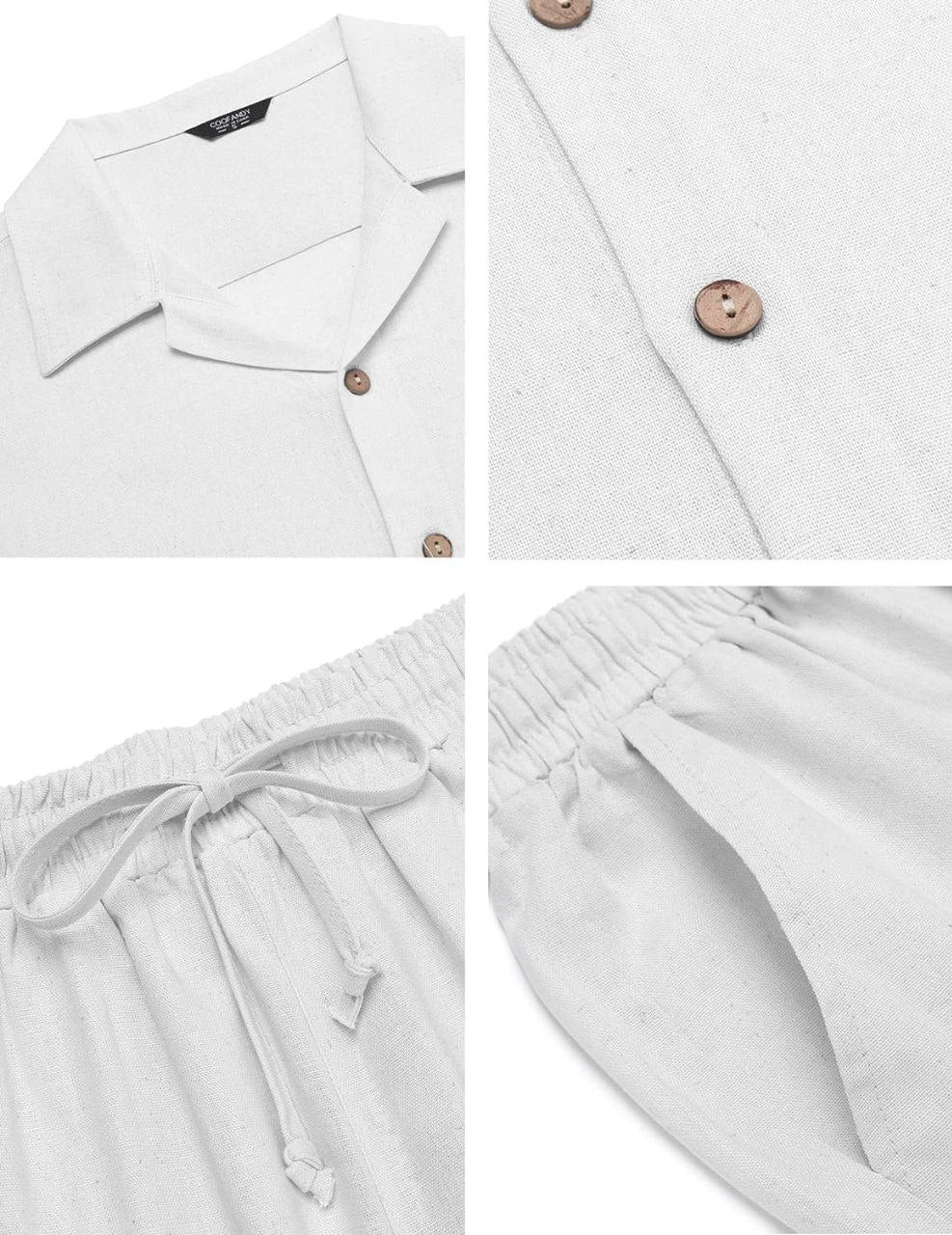 Ensemble Lin Chemise + pantalon