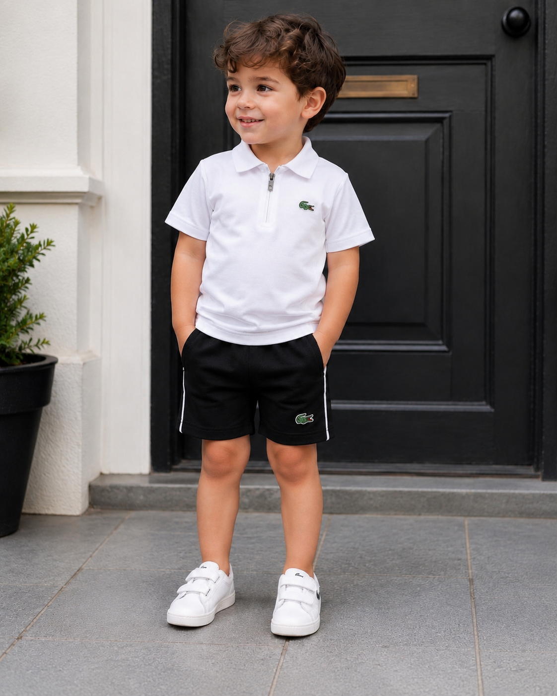 Lacost tshirr + short