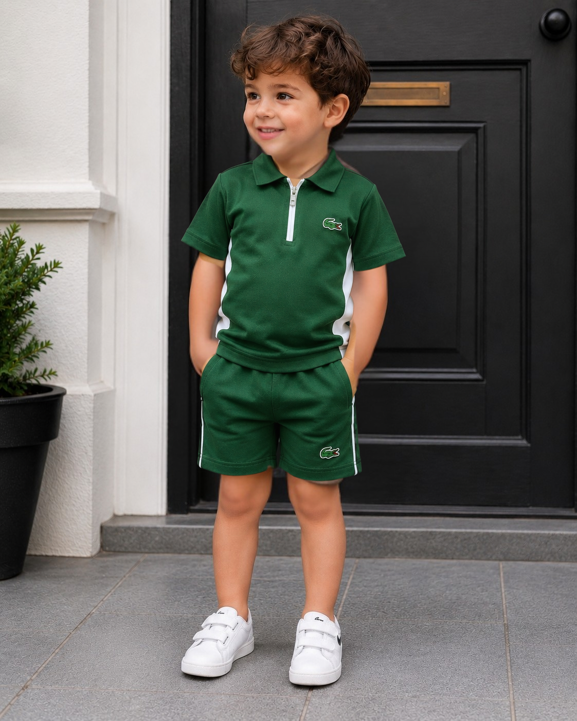 Lacost tshirr + short