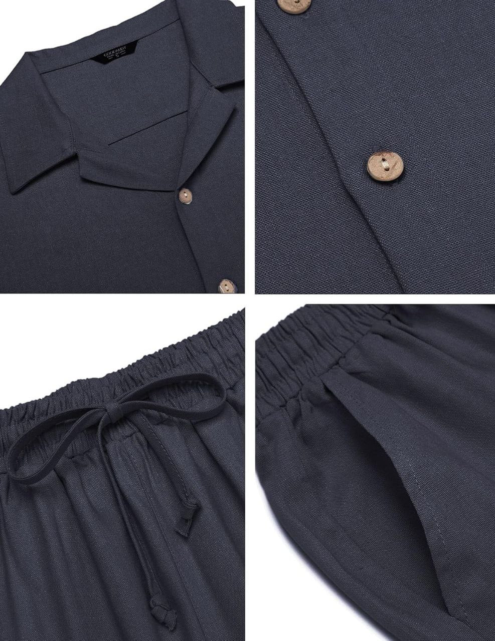 Ensemble Lin Chemise + pantalon